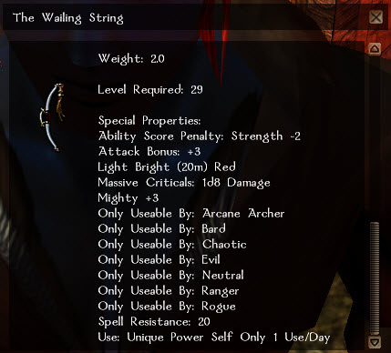 A Gala raffle item. Good Luck!