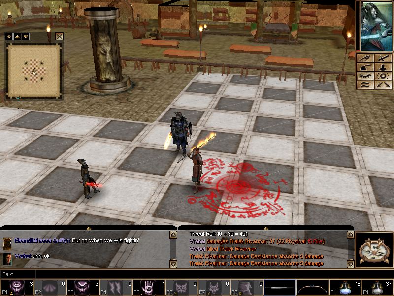 Tralek and Duchess, ready for Master Vrebel's lessons