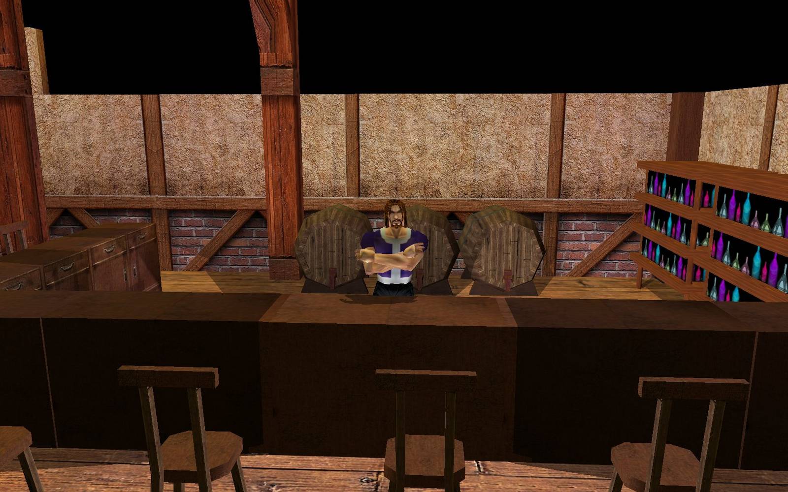 A bartender you don't mess with...